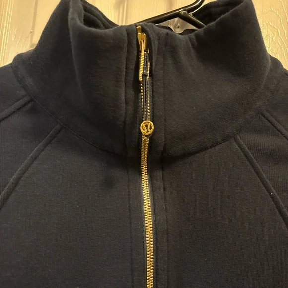 NWOT Lululemon Scuba Oversized Half-Zip Navy M/L - Picture 2 of 4